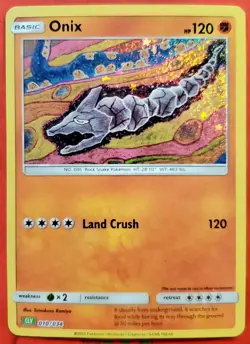 Onix 010/034 Trading Card Game Classic Holo - Image 1