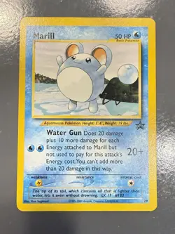 Pokemon Marill Promo TCG Card #29/53 Wizards of the Coast LP - Image 1