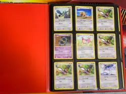 B18 POKEMON BINDER COLLECTION LOT ALL CARDS 2010 OR OLDER! COMPLETE KFC 1998 SET - Image 1