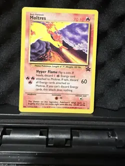 Pokemon Moltres Black Star Promos TCG 21 Regular Promo Card - Image 1