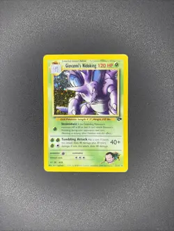 Giovanni's Nidoking 7/132 Gym Challenge Holo Vintage 1999 Pokemon Card HP - Image 1