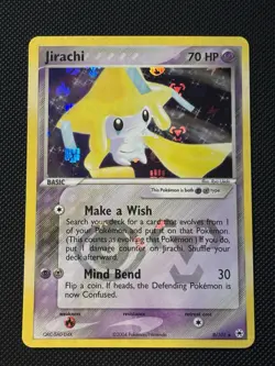 Pokemon Jirachi 8/101 EX Hidden Legends Rare Reverse Holo 2004 Psychic Card Mint - Image 5