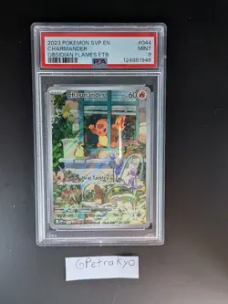 Charmander 044 Sv: Scarlet & Violet Promo Cards Holo PSA 9 - Image 1