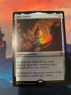 MTG Dominaria Mox Amber Foil - Image 1