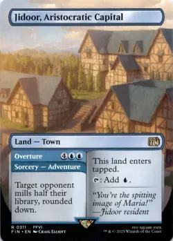 Jidoor, Aristocratic Capital EXTENDED ART Final Fantasy Magic MTG NM - Image 1