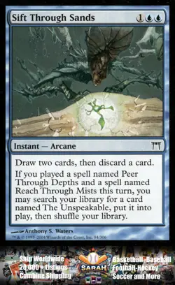 Sift Through Sands 84 Champions of Kamigawa Magic The Gathering - Image 1