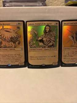 Lot Of 4 (Showcase) Foil Commander Legends: Battle for Baldur's Gate Pictured - Image 3