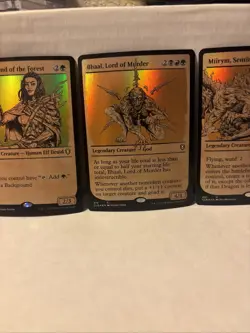 Lot Of 4 (Showcase) Foil Commander Legends: Battle for Baldur's Gate Pictured - Image 4