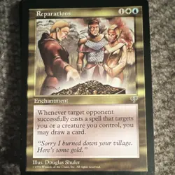 Wizards of the Coast Reparations Enchantment Mirage Regular English Douglas Shu… - Image 1