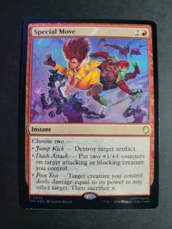 Special Move (Surge Foil) Rare MTG Ninja Turtles Commander - Image 1