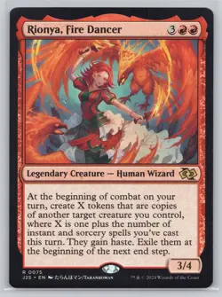 Rionya, Fire Dancer (Anime) R Foundations Jumpstart 75 NM - Image 1