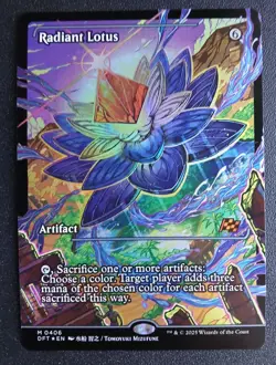 MTG Radiant Lotus (Showcase), Foil, NM/Unplayed (Aetherdrift) - Image 1