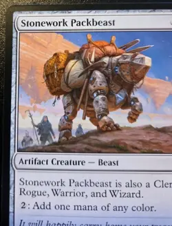 Stonework Packbeast 255/280 Common Zendikar Rising Magic: The Gathering - Image 2