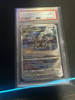 2023 POKEMON SWORD AND SHIELD CROWN ZENITH #GG50 FA/DARKRAI VSTAR - PSA 10 - Image 4