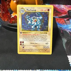 Machamp 8/102 Shadowless 1st Edition Holo - Base Set - Pokemon TCG 1999 - Image 1
