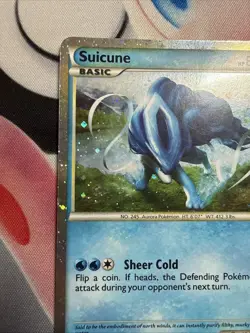 Suicune HGSS21 Holo Black Star Promo Pokemon Card - Image 3