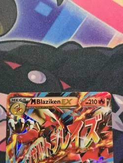 M Blaziken EX XY86 Black Star Promo Mega Pokemon English MP - Image 3