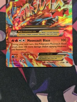 M Blaziken EX XY86 Black Star Promo Mega Pokemon English MP - Image 4