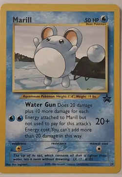 Pokemon TCG Marill #29 Black Star Promo Cards WOTC VTG 2000 Pokemon Vintage - Image 1