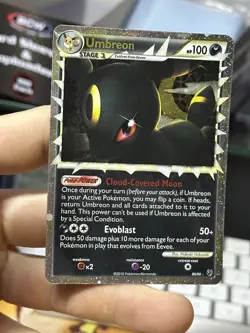 #2 Umbreon Prime 86/90 Undaunted 2010 Holo Rare Pokemon Card TCG - Image 3