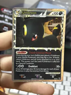 #2 Umbreon Prime 86/90 Undaunted 2010 Holo Rare Pokemon Card TCG - Image 4
