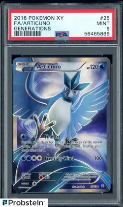 2016 Pokemon XY Generations #25 FA/ Articuno PSA 9 MINT - Image 1