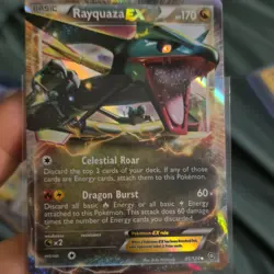 Pokemon TCG Rayquaza EX Dragons Exalted Holo Ultra Rare Basic 170 HP 85/124 - Image 1