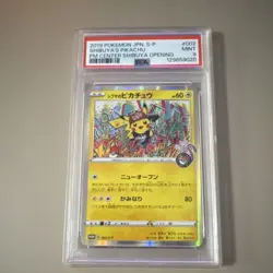 Pokemon Shibuya's Pikachu S-P Promo Holo 002/S-P PSA 9 Japanese Pokemon Center - Image 1