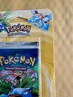Vintage Pokemon Base Set Unlimited Venusaur Art Blister Pack Factory Sealed 34g - Image 4