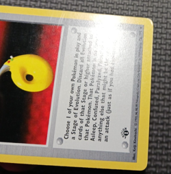 1999 Pokemon Base Set 1st Edition #72 Devolution Spray LP-MP - Image 3