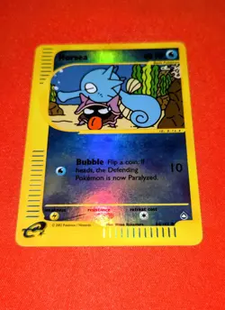 Pokemon TCG Horsea 84/147 Aquapolis Reverse Holo Rare #84 E-Reader Series - Image 3
