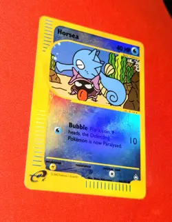 Pokemon TCG Horsea 84/147 Aquapolis Reverse Holo Rare #84 E-Reader Series - Image 5