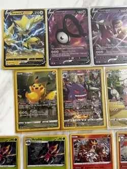 Pokemon TCG: Silver Tempest, Lost Origin, Crown Zenith Lot (39) V VStar Holo NM - Image 2