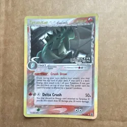 Pokemon Tyranitar ex Rare 16/113 EX Delta Species Holo Stamped Nintendo 2005 - Image 1