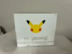 Pokemon TCG: 25th Anniversary Celebrations Elite Trainer Box (2021) TORN PLASTIC 820650809439 - Image 1