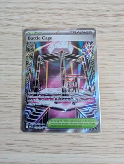 Battle Cage (#116/094) - Holofoil NM English Pokemon Phantasmal Flames - Image 1