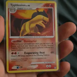 Pokemon TCG Typhlosion Mysterious Treasures Holo Rare Volcano 110 HP 16/123 - Image 1