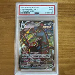 2021 Pokemon SWSH Evolving Skies Umbreon VMAX #095/203 PSA 9 - Image 1