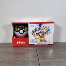 POKEMON PRISMATIC EVOLUTIONS ETB ELITE TRAINER BOX & POKEBALL SAMS CLUB BUNDLE - Image 1