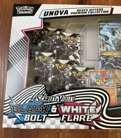 Pokemon TCG Unova Heavy Hitters Premium Black Bolt White Flare New Sealed - Image 2