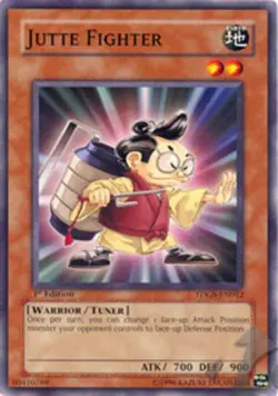1x (LP) Jutte Fighter - TDGS-EN012 - Common - 1st Edition YuGiOh - Image 1