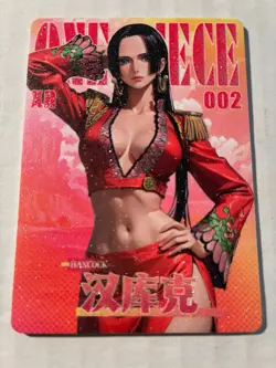 One Piece BOA HANCOCK XR 002 Waifu Anime Premium Stock Textured Trading Card - Image 1