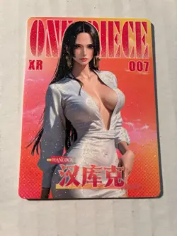 One Piece BOA HANCOCK XR 007 Waifu Anime Premium Stock Textured Trading Card - Image 1