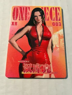 One Piece BOA HANCOCK XR 003 Waifu Anime Premium Stock Textured Trading Card - Image 1