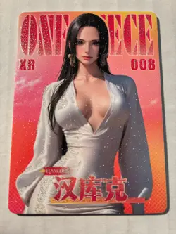 One Piece BOA HANCOCK XR 008 Waifu Anime Premium Stock Textured Trading Card - Image 1