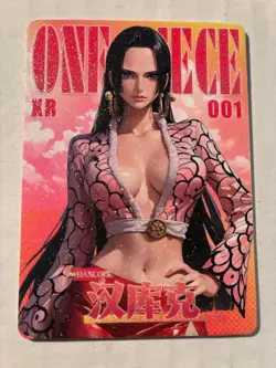 One Piece BOA HANCOCK XR 001 Waifu Anime Premium Stock Textured Trading Card - Image 1