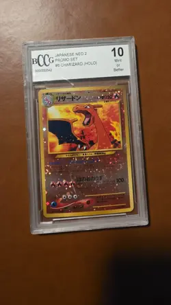 Pokemon Charizard Japanese Neo 2 Promo 006 Holo 120 HP BCCG 10 Card - Image 1