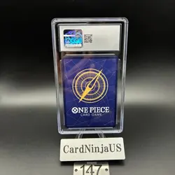 CGC GEM MINT 10 Brook OP01-022 UC 25th Edition Parallel ONE PIECE Card Game 147 - Image 2