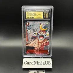CGC PRISTINE 10 Franky ST01-010 C 25th Edition Parallel ONE PIECE Card Game 25 - Image 1