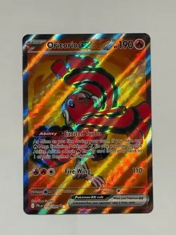 Pokemon Card Oricorio Ex 110/094 Phantasmal Flames Full Art Holo Rare NM - Image 1